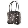 Goyard Saint Martin bag worn on the shoulder or carried in the hand in black Goyard canvas and black leather - 00pp thumbnail