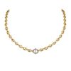 Cartier necklace in yellow gold,  white gold and diamonds - 00pp thumbnail