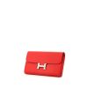Portefeuille Hermes Constance en cuir epsom rouge - 00pp thumbnail