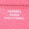 Hermes Constance wallet in red epsom leather - Detail D3 thumbnail