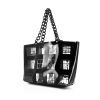 Shopping bag Chanel Editions Limitées in plexiglas trasparente e nero - 00pp thumbnail