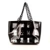 Shopping bag Chanel Editions Limitées in plexiglas trasparente e nero - 360 thumbnail