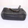 Chanel Shopping GST small model shopping bag in black quilted grained leather - Detail D4 thumbnail