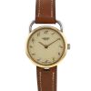 Reloj Hermès de acero y oro chapado Circa  1990 - 00pp thumbnail