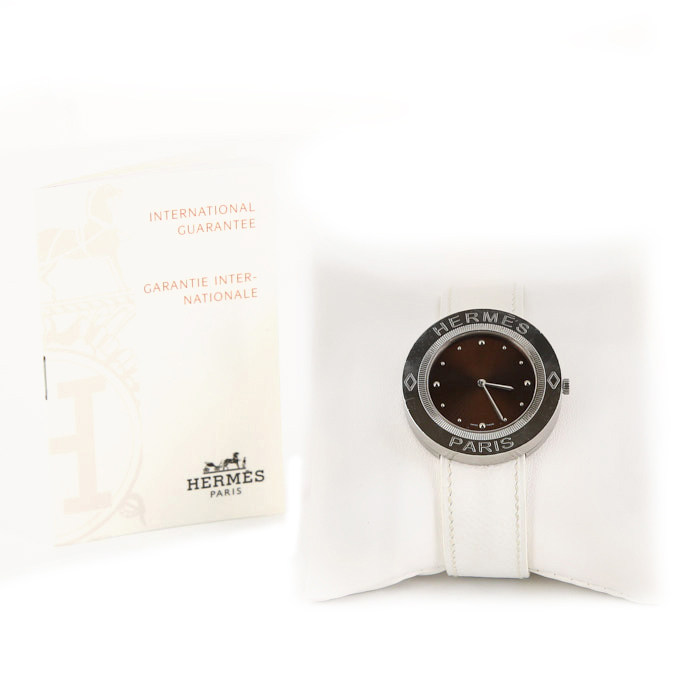 Hermès Passe Passe watch in stainless steel Circa  2007