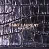 Borsa a tracolla Saint Laurent Kate modello piccolo in pelle nera simil coccodrillo - Detail D3 thumbnail