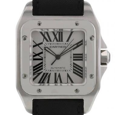 Cartier Santos-100 watch in stainless steel Circa  2004