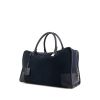 Loewe Amazona 24 hours bag in navy blue suede and navy blue leather - 00pp thumbnail