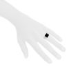 Cartier Tank large model ring in white gold and onyx - Detail D1 thumbnail