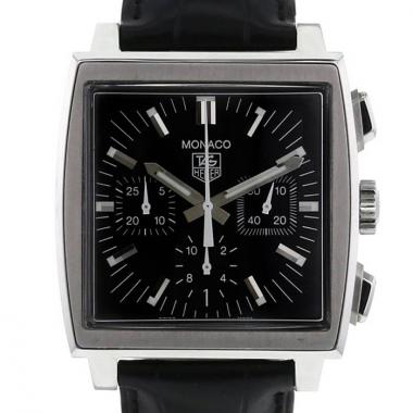 Montre TAG Heuer Monaco en acier Ref :  Tag Heuer - 2111 Vers  2000