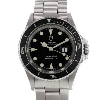 Montre Tudor Mini-Sub en acier Ref :  73090 Vers  1990
