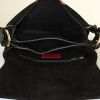 Valentino Garavani To Be Cool handbag in black suede and red python - Detail D2 thumbnail