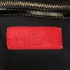 Valentino Garavani To Be Cool handbag in black suede and red python - Detail D3 thumbnail