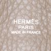 Hermes Marwari shoulder bag in etoupe togo leather and brown natural leather - Detail D3 thumbnail