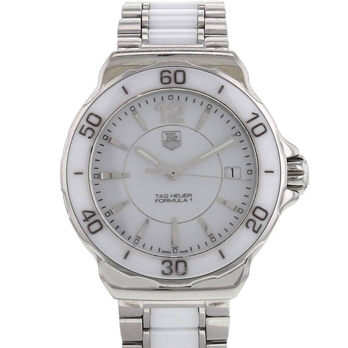 Orologio TAG Heuer Fotmula 1 Lady Ceramic in acciaio e ceramica bianca Circa  2011