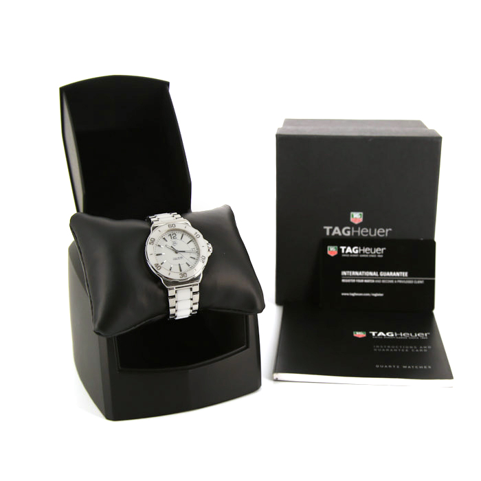 Montre TAG Heuer Fotmula 1 Lady Ceramic en acier et céramique blanche Vers  2011 - Detail D2