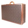Louis Vuitton Alzer 75 suitcase in monogram canvas and natural leather - Detail D1 thumbnail