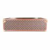Louis Vuitton Alzer 75 suitcase in monogram canvas and natural leather - Detail D2 thumbnail