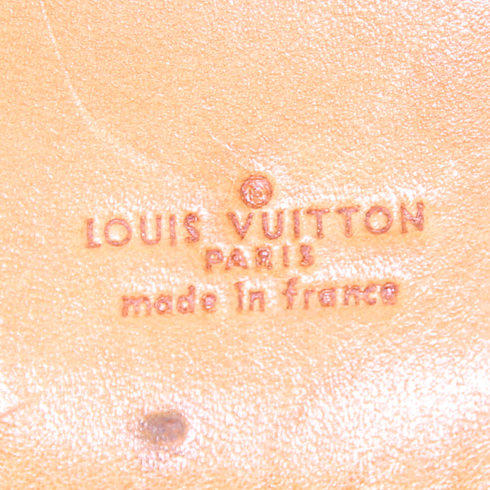 Valigia Louis Vuitton Alzer 75 cm in tela monogram e pelle naturale - Detail D5