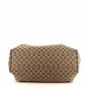 Gucci Sukey large model bag worn on the shoulder or carried in the hand in beige monogram canvas and brown leather - Detail D3 thumbnail
