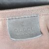 Borsa da spalla o a mano Gucci Sukey modello grande in tela monogram beige e pelle marrone - Detail D4 thumbnail
