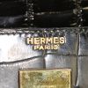 Bolso de mano Hermes Kelly 35 cm en cocodrilo porosus negro - Detail D3 thumbnail