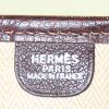 Sac bandoulière Hermes Vespa en cuir de buffle et Amazonia marron - Detail D3 thumbnail
