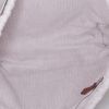 Pochette Hermès Fourbi modello grande in tela beige e pelle Barenia marrone - Detail D1 thumbnail