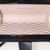 Louis Vuitton Petite Malle shoulder bag in pink, white, grey and black and gold paillette and black leather - Detail D2 thumbnail