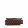 Bolso bandolera Louis Vuitton Messenger en lona a cuadros ébano y cuero marrón - Detail D4 thumbnail
