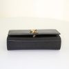 Bolso bandolera Saint Laurent Kate modelo pequeño en cuero granulado negro - Detail D4 thumbnail