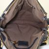 Chloé Marcie medium model handbag in black grained leather - Detail D3 thumbnail