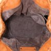 Bottega Veneta shopping bag in orange braided leather - Detail D2 thumbnail