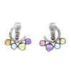 Bulgari earrings in white gold and colored stones - 00pp thumbnail