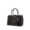 Chanel Executive shopping bag in black leather - 00pp thumbnail