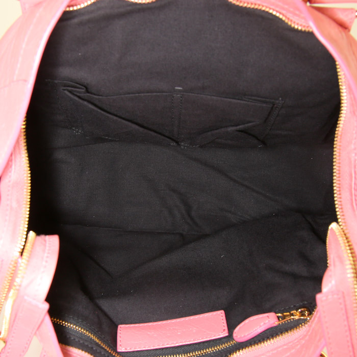 Borsa Balenciaga Classic City in pelle rosa - Detail D3