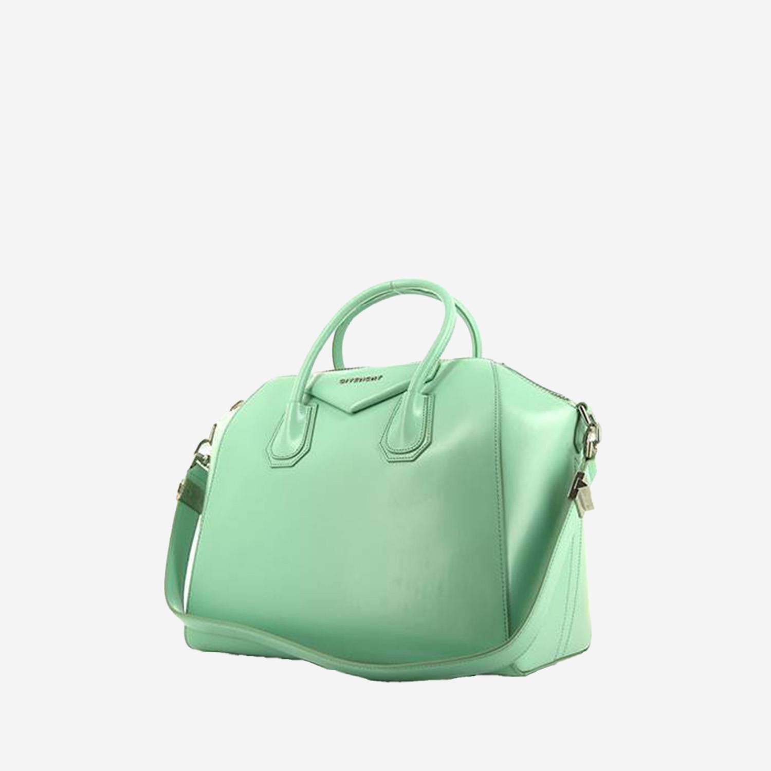 Sac à main Givenchy  Antigona petit modèle  en cuir turquoise