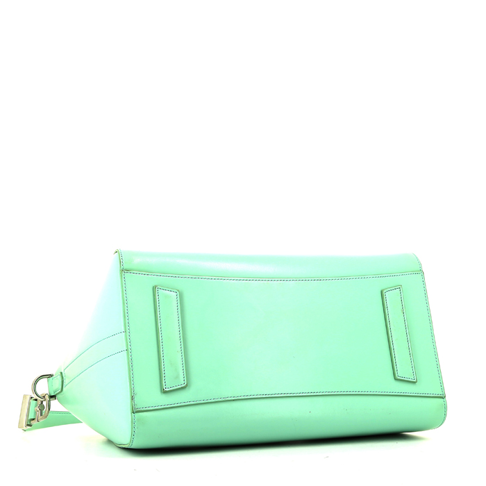 Borsa Givenchy  Antigona modello piccolo  in pelle turchese - Detail D5