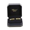 Chopard pair of cufflinks in yellow gold and sapphires - Detail D2 thumbnail