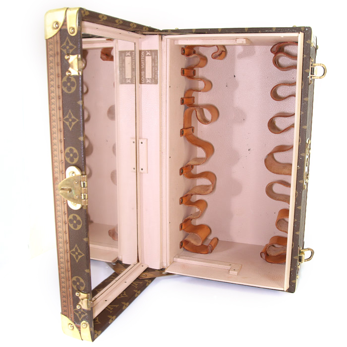 Louis Vuitton Vanity vanity case in monogram canvas and lozine (vulcanised fibre) - Detail D2