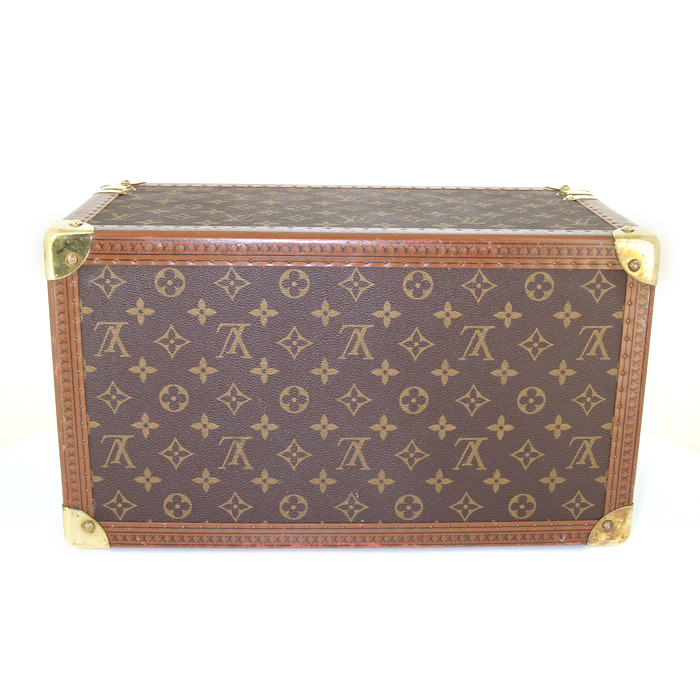 Louis Vuitton Vanity vanity case in monogram canvas and lozine (vulcanised fibre) - Detail D4