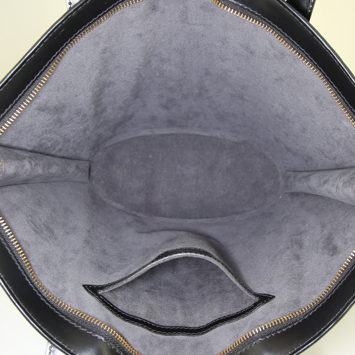 Borsa Louis Vuitton Saint Jacques modello piccolo in pelle Epi nera - Detail D2