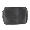 Louis Vuitton petit Noé small model handbag in black epi leather - Detail D4 thumbnail