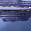 Celine Luggage medium model handbag in blue, dark blue and grey tricolor leather - Detail D3 thumbnail