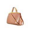 Louis Vuitton Brea handbag in pink monogram patent leather and natural leather - 00pp thumbnail
