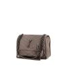 Saint Laurent Niki medium model shoulder bag in taupe leather - 00pp thumbnail
