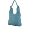 Hermes Massai shoulder bag in blue jean togo leather - 00pp thumbnail