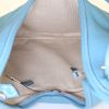 Hermes Massai shoulder bag in blue jean togo leather - Detail D3 thumbnail
