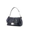 Dior Miss Dior handbag in blue patent quilted leather - 00pp thumbnail