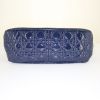 Dior Miss Dior handbag in blue patent quilted leather - Detail D4 thumbnail